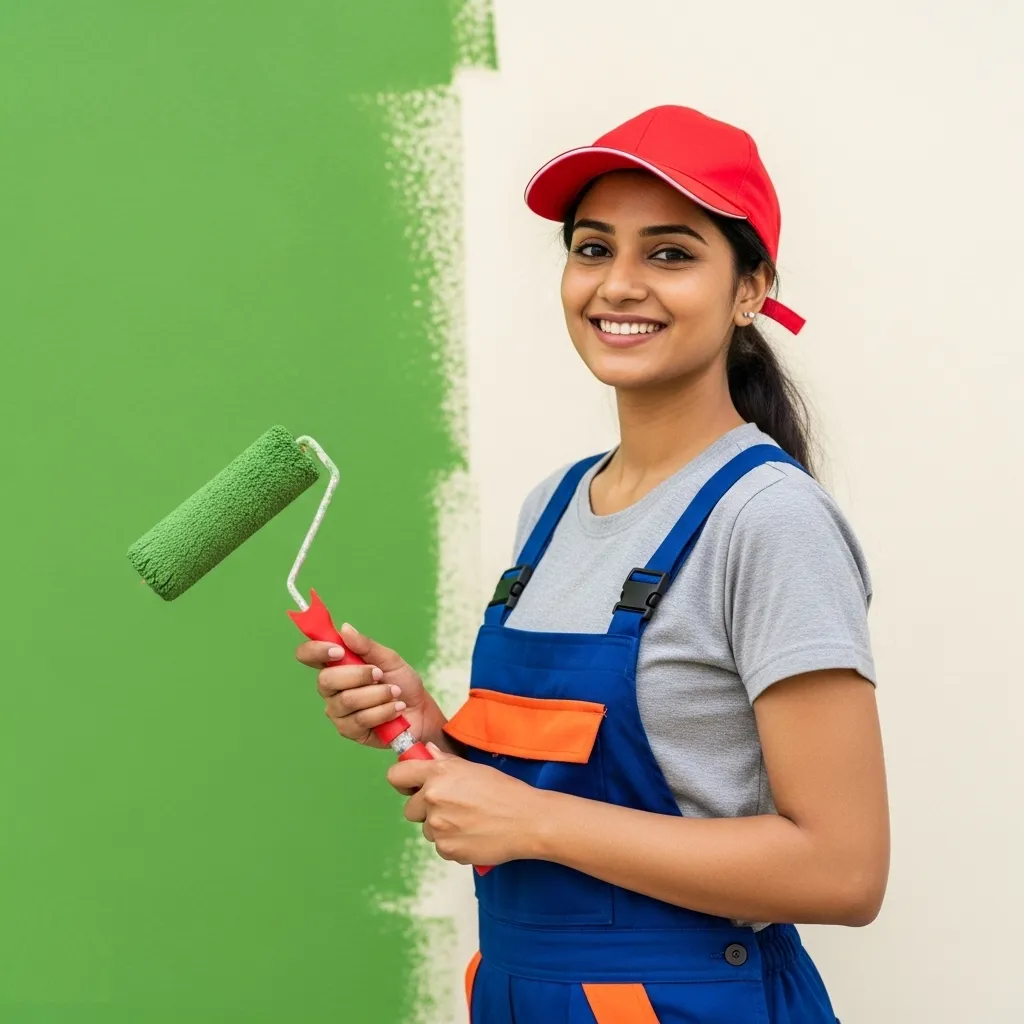 servicesta_painting_services_young_woman_in_joy_painting